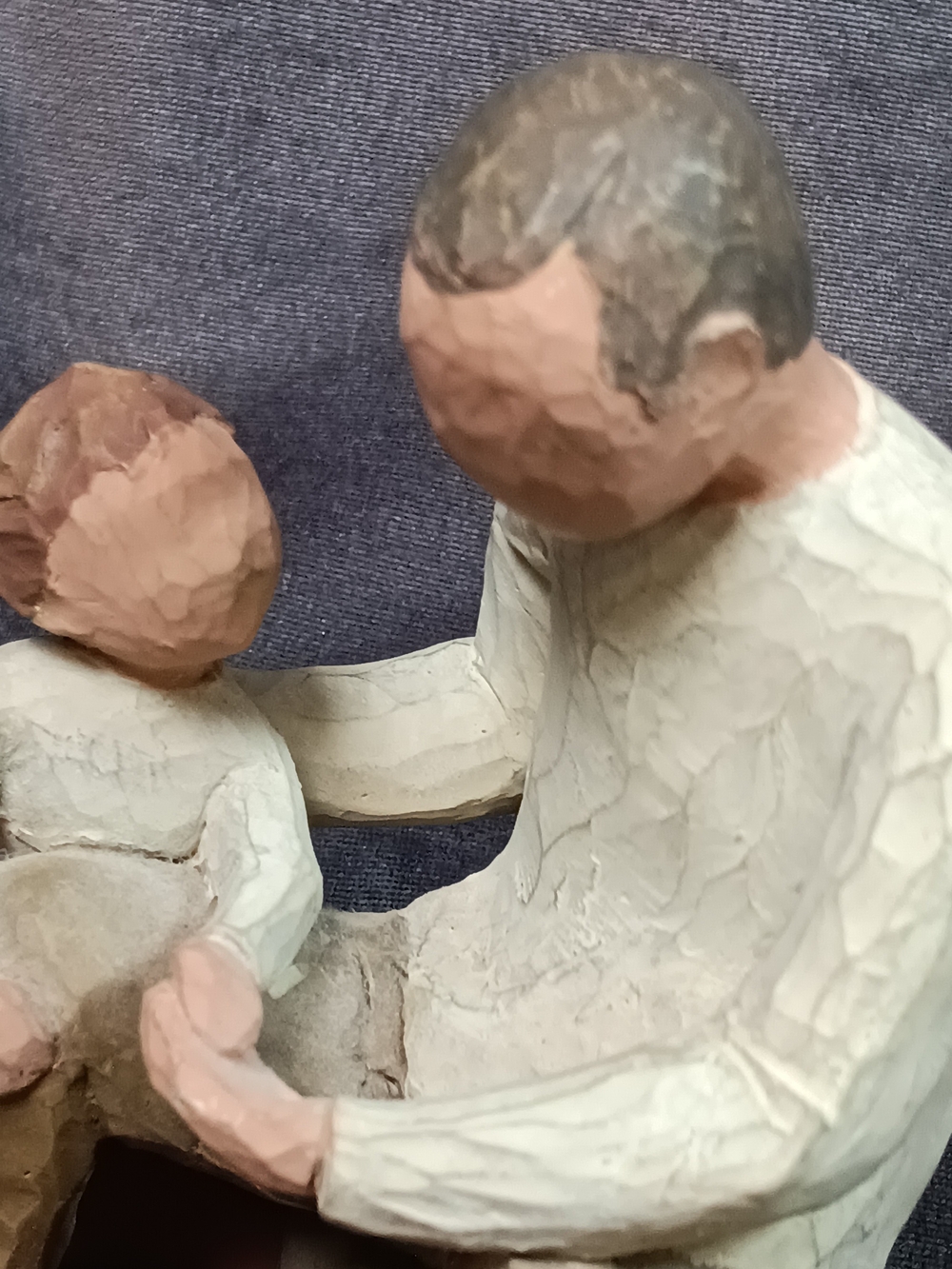 Willow Tree GrandFather and Child Figurine - Beige, Brown, Cream - Picture 5 of 7